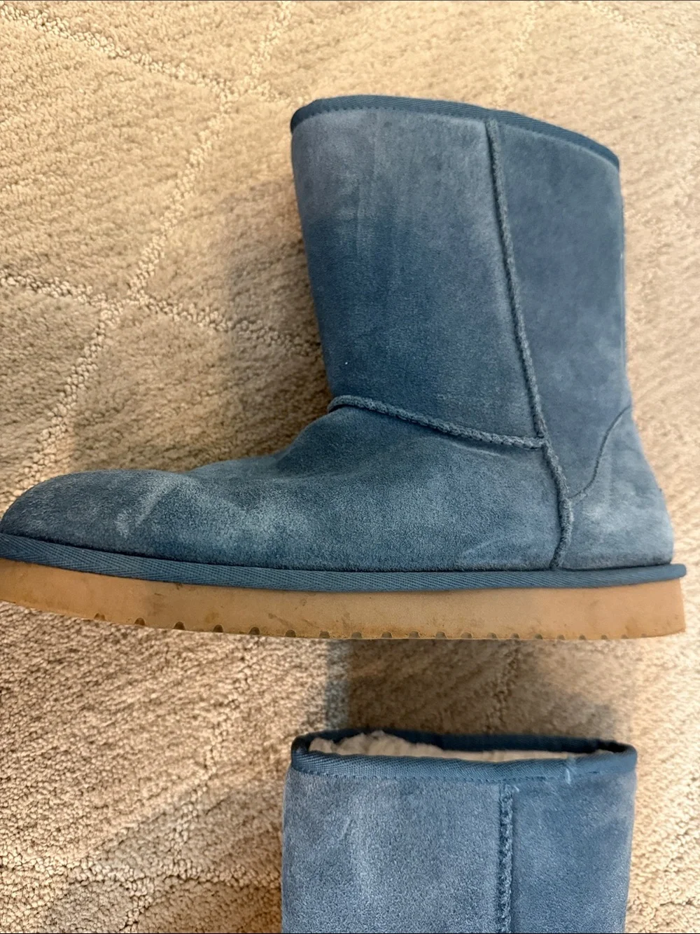 Kookaburra blue suede boots style 1017090 sz 9